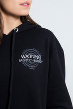 Load image into Gallery viewer, Bad bitch energy - White logo hoodie

