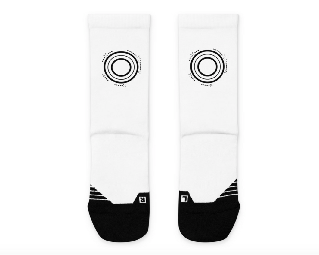 White - Crew Socks