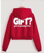 Load image into Gallery viewer, Gift? Your looking at me - red hoodie 
